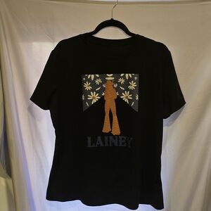 Amazon Black Graphic Short Sleeve Tee